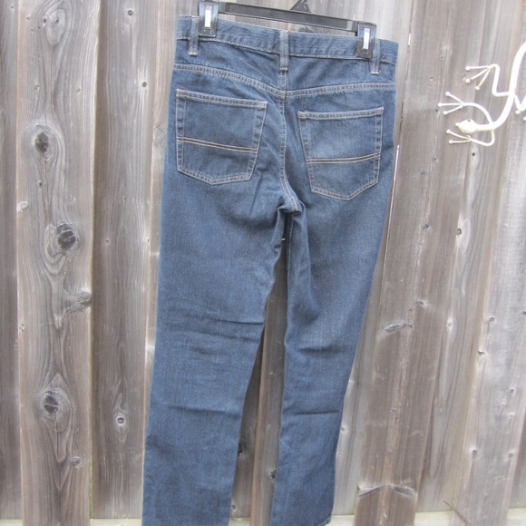 boys size 16 dark blue adjustable waist jeans - Picture 3 of 6